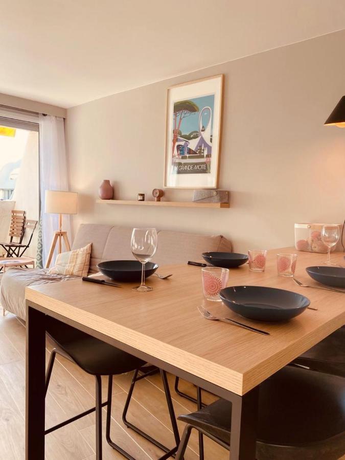 Le Cali, P2 Cabine Dans Une Residence Avec Piscine, Vue Mer Et Parking Prive La Grande-Motte Buitenkant foto