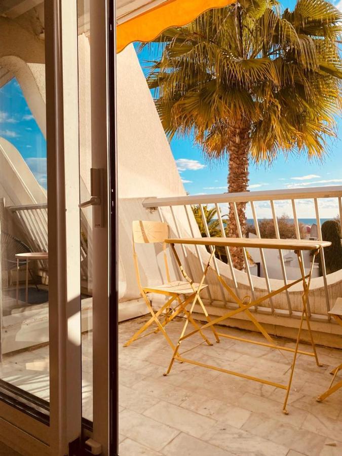 Le Cali, P2 Cabine Dans Une Residence Avec Piscine, Vue Mer Et Parking Prive La Grande-Motte Buitenkant foto
